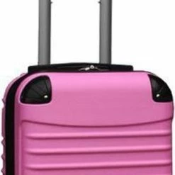 Coupon 🎁 Travelerz 👜 Handbagage Koffer Met Wielen 27 Liter - Lichtgewicht - Cijferslot - Licht Roze 🎉