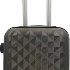 Beste Pirce 🤩 SB Travelbags 'Expandable' 👜 Handbagage Koffer 51cm 4 Wielen Trolley - Donker Grijs ✨