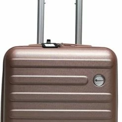 Flash-uitverkoop 😉 Benzi Valencia 👜 Handbagage Koffer 55 Cm - 35 Liter Rose Gold 🤩