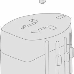 Promo ๐ FlinQ Wereldreisstekker - Stopcontact Buitenland - Reisadapter EU/UK/US/AUS/AFR - Universeel โญ 35 Promo ๐ FlinQ Wereldreisstekker - Stopcontact Buitenland - Reisadapter EU/UK/US/AUS/AFR - Universeel โญ -Samsonite Winkel 358x840