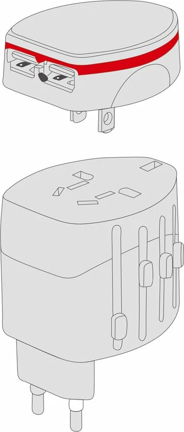 Promo ๐ FlinQ Wereldreisstekker - Stopcontact Buitenland - Reisadapter EU/UK/US/AUS/AFR - Universeel โญ 17 Promo ๐ FlinQ Wereldreisstekker - Stopcontact Buitenland - Reisadapter EU/UK/US/AUS/AFR - Universeel โญ - Afbeelding 15