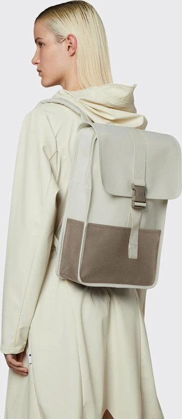 Beste Verkoop ❤️ Rains Buckle Rugzak 16 Liter - Fossil ✨ 4 Beste Verkoop ❤️ Rains Buckle Rugzak 16 Liter - Fossil ✨ - Afbeelding 2