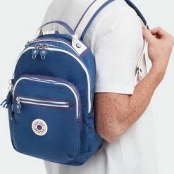 Promo 🧨 Kipling SEOUL S Rugzak 14L - Admiral Blue Block ⭐ -Samsonite Winkel 366x840