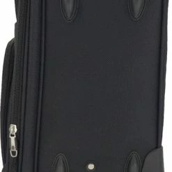 Beste Verkoop 🛒 SB Travelbags 2 Delige Bagage Stoffen Kofferset 4 Wielen Trolley -Zwart - 65cm/55cm 🤩 -Samsonite Winkel 390x840 2