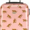 Goedkoop 😍 Princess Traveller Trendy Animal Collection - 👜 Handbagage Koffer - Leopard - Roze - 56cm 🌟 -Samsonite Winkel 396x840 1