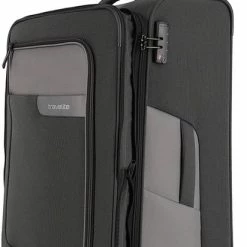 Goedkoop 🌟 Travelite Zachte Koffer / Trolley / Reiskoffer - Viia - 77 Cm (XL) - Grijs 👍 -Samsonite Winkel 412x840 2