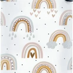 Beste recensies van 😍 MuchoWow Koffer - Regenboog - Patroon - Kindertekeningen - 35x55x20 Cm - 👜 Handbagage - Trolley ⭐