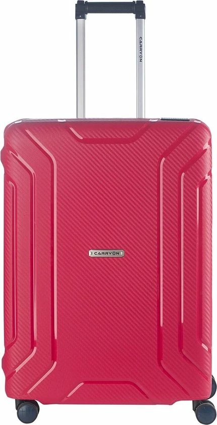 Coupon 🤩 CarryOn Steward TSA Reiskoffer - 65cm Trolley Met Kliksloten - Dubbele Wielen - Rood 😉 5 Coupon 🤩 CarryOn Steward TSA Reiskoffer - 65cm Trolley Met Kliksloten - Dubbele Wielen - Rood 😉 - Afbeelding 3