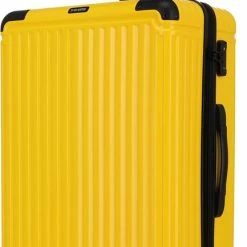 Coupon 🔥 Travelite Cruise L 4-wiel Reiskoffer Geel 💯