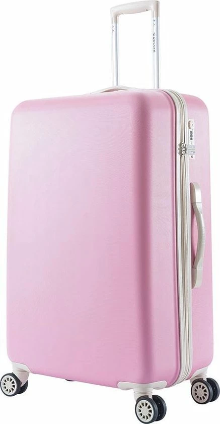 Gloednieuw โญ Decent Star Maxx Large Koffer - 76 Cm - TSA Slot - Pastel Roze ๐งจ 15 Gloednieuw โญ Decent Star Maxx Large Koffer - 76 Cm - TSA Slot - Pastel Roze ๐งจ - Afbeelding 13