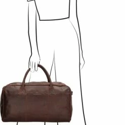 Goedkoop 🤩 Hide & Stitches Japura Leren Reistas - Donkerbruin 🛒 -Samsonite Winkel 439x840 2