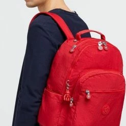 Kopen 🎉 Kipling Seoul Rugzak - 27 Liter - Red Rouge 🧨 -Samsonite Winkel 461x840