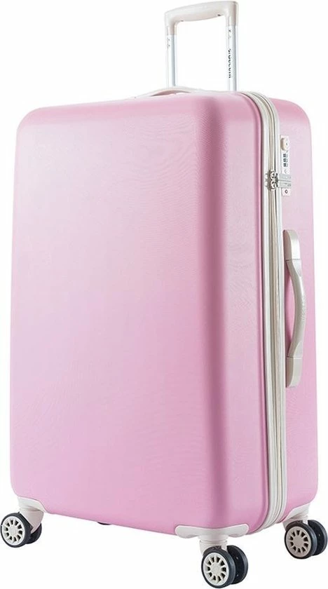 Gloednieuw โญ Decent Star Maxx Large Koffer - 76 Cm - TSA Slot - Pastel Roze ๐งจ 16 Gloednieuw โญ Decent Star Maxx Large Koffer - 76 Cm - TSA Slot - Pastel Roze ๐งจ - Afbeelding 14