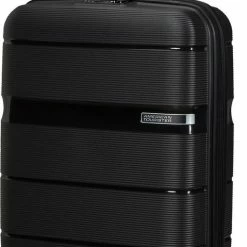 Flash-uitverkoop 💯 American Tourister Reiskoffer - Linex Spinner 55/20 Tsa (Handbagage) Vivid Black 🤩