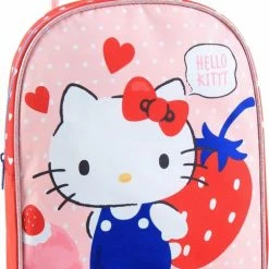 Nieuw 🔔 Sanrio HELLO KITTY Appeltjes Trolley Koffer Logeren Vakantie Roze 1-4 Jaar 🌟