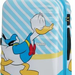 Beste Pirce 🔥 American Tourister Kinderkoffer - Wavebreaker Disney Spinner67/24 Disney (Medium) Donald Blue Kiss ⌛