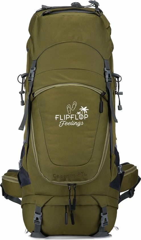 Gloednieuw π FlipFlop Feelings 70 Liter π Backpack - Groen - Verstelbaar Van 60L Tot 80L - Rits Rondom - Opent Als Koffer - Gratis Regenhoes π€© 3 Gloednieuw π FlipFlop Feelings 70 Liter π Backpack - Groen - Verstelbaar Van 60L Tot 80L - Rits Rondom - Opent Als Koffer - Gratis Regenhoes π€©