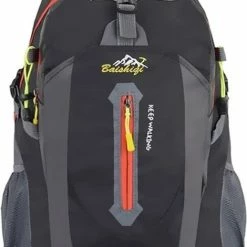 Beste deal ❤️ Polaza®️ Rugzak - Waterdicht - Ademend - 35 Liter - Reizen - 🎒 Backpacks - Rugzakken - Reistas - 👜 Handbagage - Reistassen - Nylon - Zwart 🧨