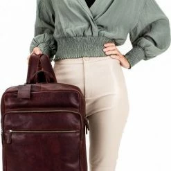 Beste Pirce 🔥 Burkely Antique Avery Unisex Rugzak Rits 15.6'' - Bruin 😀 -Samsonite Winkel 520x840 4