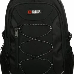 Begroting 🤩 Enrico Benetti Yellow Stone 62127 Sportieve Laptoprugzak 15" - M - Zwart 👍