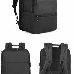 Goedkoop ✔️ Brandie® - Rugzak - Laptop Rugzak Tot 15.6 Inch Voor Unisex - Schooltas - Waterdicht - Anti-diefstal TSA Slot - USB Poort - Met Regenhoes - Schoudertas Voor Reizen En Zakelijk Werk - Gewicht 1.3KG - Maat18*30*47 Inch - Zwart 🔥 -Samsonite Winkel 527x840 6