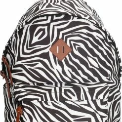 Gloednieuw ❤️ Enrico Benetti Londen 46121 Laptoprugzak Met 14" Laptopvak - Zebra Print 😀