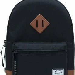 Beste Pirce ⭐ Herschel Heritage Kids - Black/Saddle Brown / Rugzak Voor Kinderen Van 3 Tot 5 Jaar - Met 9L Opbergvolume / Met Levenslange Fabrieksgarantie / Limited Lifetime Warranty / Zwart 👍