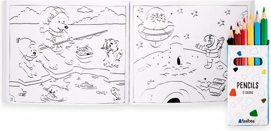 Beste Verkoop π Trunki: TEEBEE Terrance Blauw - Kids Travel Toy Box, Bevat Een Leuk Activiteitenboekje, Kleurpotloden En Stickers, In Doos 15,5x18x18cm, 3+ β 4 Beste Verkoop π Trunki: TEEBEE Terrance Blauw - Kids Travel Toy Box, Bevat Een Leuk Activiteitenboekje, Kleurpotloden En Stickers, In Doos 15,5x18x18cm, 3+ β - Afbeelding 2