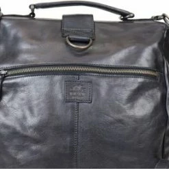 Aanbiedingen 🛒 Bear Design Ross Leren Rugtas / Dokterstas - Zwart 👏 -Samsonite Winkel 550x276