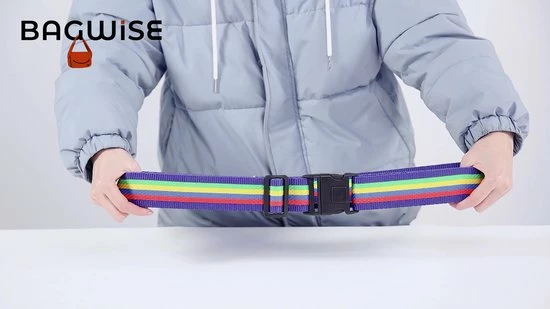 Aanbiedingen ❤️ Bagwise 2 X Kofferriem - Bagage Band - Luggage Belt - Bagage Gordel -Afstelbaar - 200cm X 5 Cm - Blauw ✔️ 4 Aanbiedingen ❤️ Bagwise 2 X Kofferriem - Bagage Band - Luggage Belt - Bagage Gordel -Afstelbaar - 200cm X 5 Cm - Blauw ✔️ - Afbeelding 2