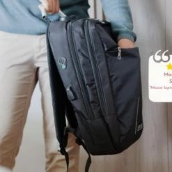 Hete verkoop 🧨 Ticaba Smith - Waterafstotende Anti Diefstal Laptop Rugzak Inclusief Usb Oplaadstation - 14 T/m 15,6 Inch - Rugtas Voor Dames En Heren - Zwart ❤️ -Samsonite Winkel 550x309 29