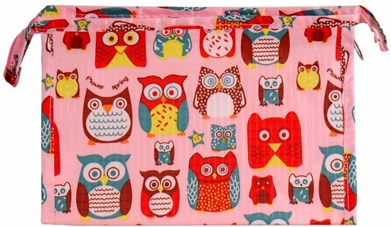 Aanbiedingen β S.Y.W Toilettas Met Uiltjes Roze - 23x15cm π 3 Aanbiedingen β S.Y.W Toilettas Met Uiltjes Roze - 23x15cm π