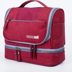 Goedkoopste 👍 Rainbecom Toilettassen - Beautycases - Toilettas Met Haak - Reis Organizer - Rood 🥰