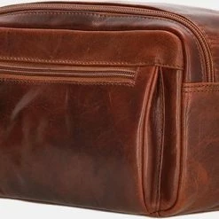 Beste deal ❤️ Genicci Oscar Toilettas Cognac 🤩 -Samsonite Winkel 550x339 5