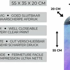 Coupon ❤️ MuchoWow Koffer - Meisje - Waterverf - Pastel - Blauw - Trolley - 👜 Handbagage - 35x55x20 Cm - Koffer Meisje - Reiskoffer 😀 12 Coupon ❤️ MuchoWow Koffer - Meisje - Waterverf - Pastel - Blauw - Trolley - 👜 Handbagage - 35x55x20 Cm - Koffer Meisje - Reiskoffer 😀 -Samsonite Winkel 550x357 4