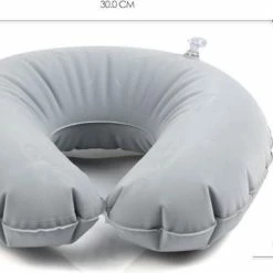 Beste deal ✔️ Merkloos Decopatent® 3 Delige Reiskussen SET - Opblaasbaar Reis Nekkussen - Slaapmasker Oogmasker Oordopjes - Auto Vliegtuig - Vrouw & Man 💯 -Samsonite Winkel 550x358 2