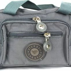 Gloednieuw 🛒 Starbag Reistas Crinkle-nylon Unisex Grijs - (014-25) - Kleine Tas - ✔️