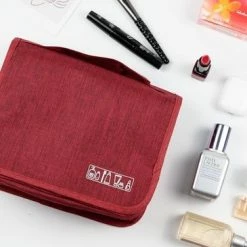 Flash-uitverkoop ✔️ Merkloos Decopatent® Ophangbare Toilettas Met Haak - Dames & Heren - Travel Bag Organizer - Waterdichte Reis Tas - Mannen & Vrouwen - Grijs ✨ -Samsonite Winkel 550x365 7