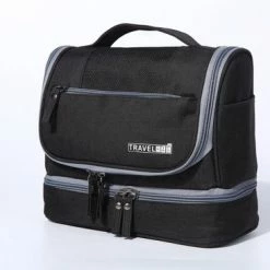 Beste deal ❤️ Rainbecom Toilettassen - Beautycases - Toilettas Met Haak - Reis Organizer - Zwart 💯