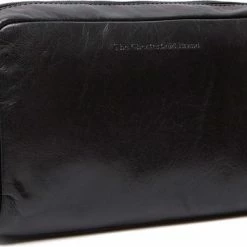 Flash-uitverkoop 🌟 The Chesterfield Brand Leren Toilettas Zwart Marina 🤩