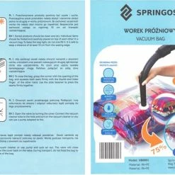 Beste Verkoop 🥰 Springos Vacuümzakken Set | Opbergzakken Kleding | Herbruikbaar | 10 Stuks | 50 X 60 Cm | Transparant | Inclusief Pomp ⌛ -Samsonite Winkel 550x391 3