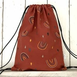 Coupon 🌟 MixG | Gymtasje | Roestbruin Met Regenbogen | Jongen En Meisje 👏