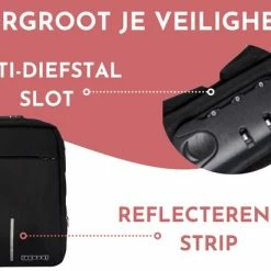 Hete verkoop 🧨 Ticaba Smith - Waterafstotende Anti Diefstal Laptop Rugzak Inclusief Usb Oplaadstation - 14 T/m 15,6 Inch - Rugtas Voor Dames En Heren - Zwart ❤️ -Samsonite Winkel 550x412 17