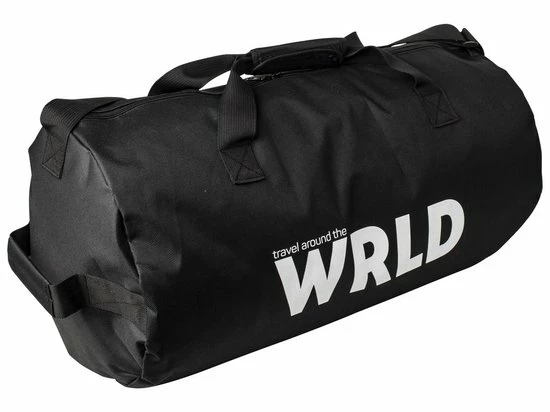 Beste Verkoop ๐ฅฐ Gusta® Gusta - Weekendtas - Zwart Met Tekst 'WRLD' - 55x30cm ๐ 4 Beste Verkoop ๐ฅฐ Gusta® Gusta - Weekendtas - Zwart Met Tekst 'WRLD' - 55x30cm ๐ - Afbeelding 2