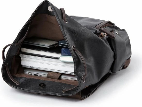Goedkoop ๐ Heanvèr HEANVÈR Classic Vintage Rugzak - Rugtas - 15.6 Inch Laptop Tas - Waterdicht - Zwart โญ 9 Goedkoop ๐ Heanvèr HEANVÈR Classic Vintage Rugzak - Rugtas - 15.6 Inch Laptop Tas - Waterdicht - Zwart โญ - Afbeelding 7