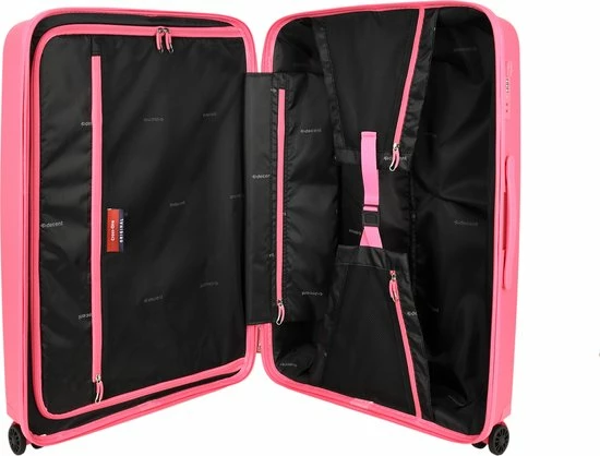 Coupon โ๏ธ Decent CROSS-ONE PP Trolley 76 Cm - 94 Liter - TSA Slot - Pink ๐ฏ 6 Coupon โ๏ธ Decent CROSS-ONE PP Trolley 76 Cm - 94 Liter - TSA Slot - Pink ๐ฏ - Afbeelding 4
