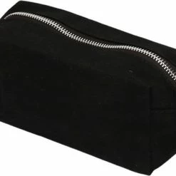 Flash-uitverkoop 🥰 Westford Mill Toilettas/make-up Tas Zwart 17 Cm Voor Heren/dames - Reis Toilettassen/make-up Etui - 👜 Handbagage 💯