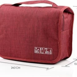 Flash-uitverkoop ✔️ Merkloos Decopatent® Ophangbare Toilettas Met Haak - Dames & Heren - Travel Bag Organizer - Waterdichte Reis Tas - Mannen & Vrouwen - Grijs ✨ -Samsonite Winkel 550x433 2