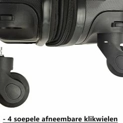 Beste Pirce 🤩 SB Travelbags 'Expandable' 👜 Handbagage Koffer 51cm 4 Wielen Trolley - Donker Grijs ✨ -Samsonite Winkel 550x435 2