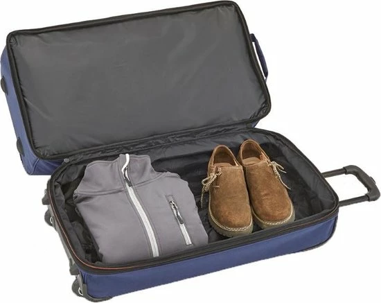 Korting ✨ Travelite Basics Wheeled Duffle 70cm Expandable Navy/Orange 👏 7 Korting ✨ Travelite Basics Wheeled Duffle 70cm Expandable Navy/Orange 👏 - Afbeelding 5